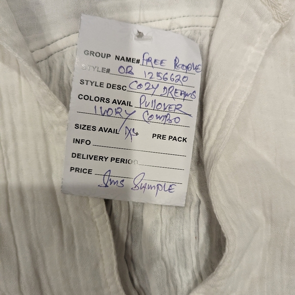 Free People White Button Down Shirt - Picture 6 of 13